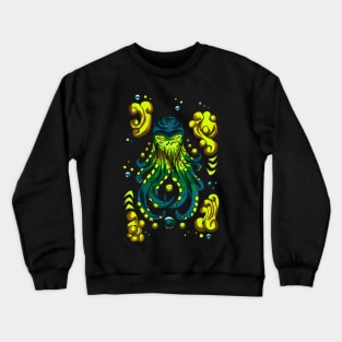 Tribal Blue Cthulhu Crewneck Sweatshirt